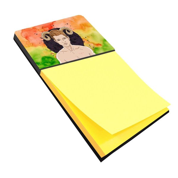 Carolines Treasures Aries Zodiac Sign Sticky Note Holder BB7317SN